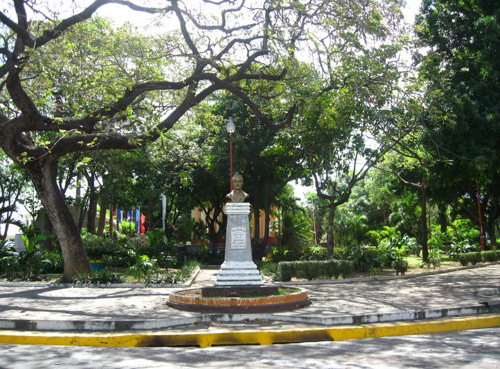 Parque Central, Monumento a Morazan by omontealegre