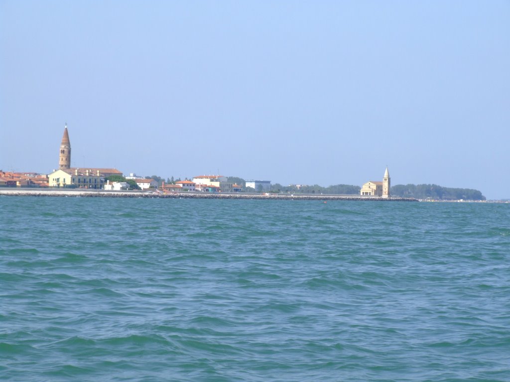 Caorle dal mare by Michele Fabbri