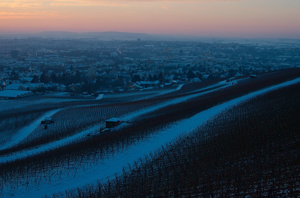 Dämmerung über Heilbronn by Rainer M. Ritz