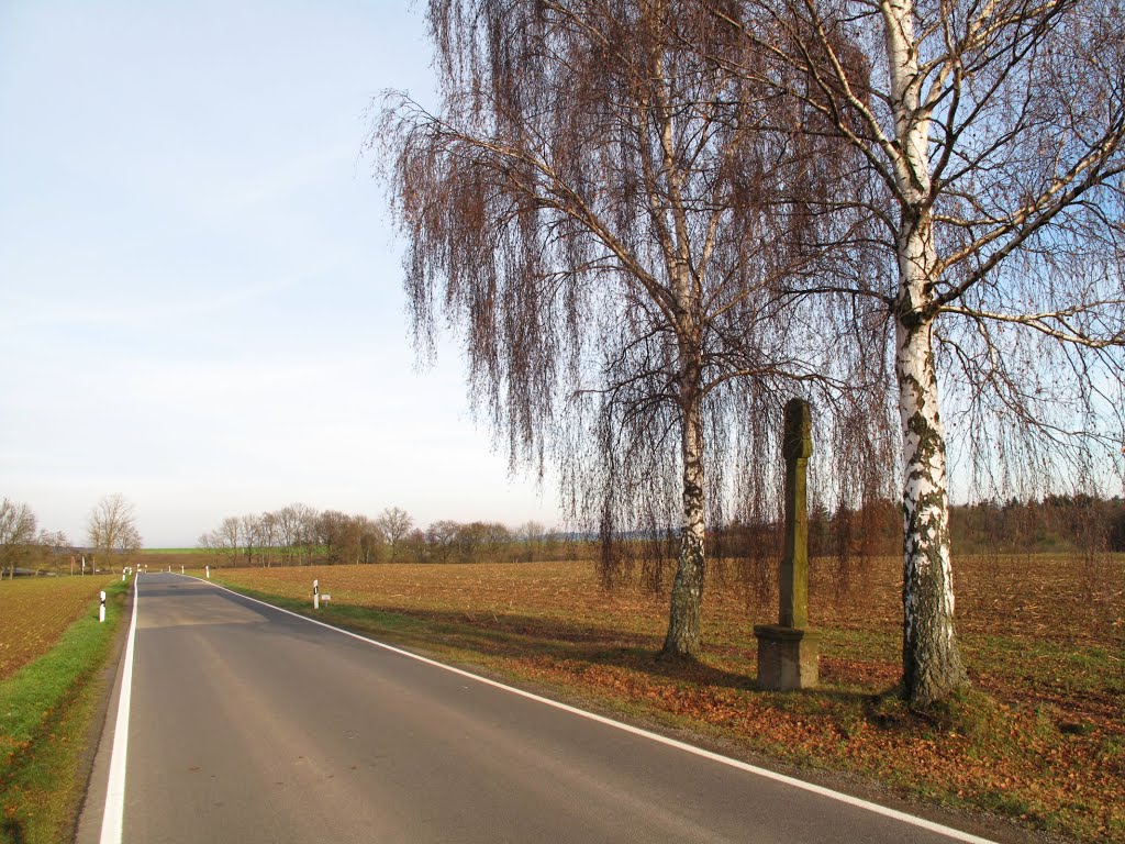 Kreuzigungs-Bildstock von 1717 beim Ernsthof by lebola