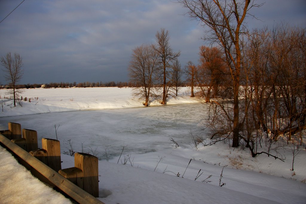 Jock River near Cedarview Rd. in winter by Phil Comeau