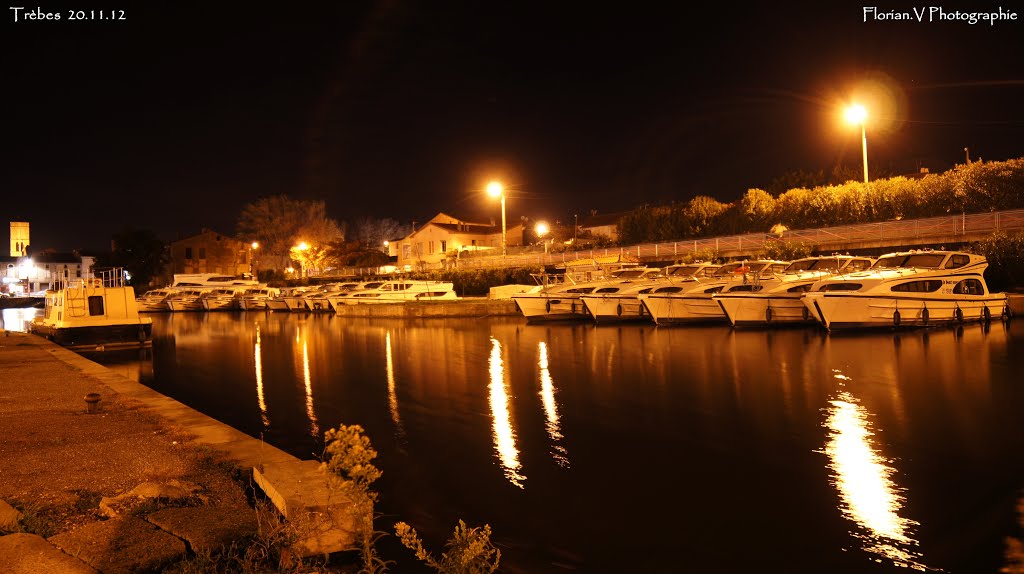 Port de plaisance de nuit by Flo 11