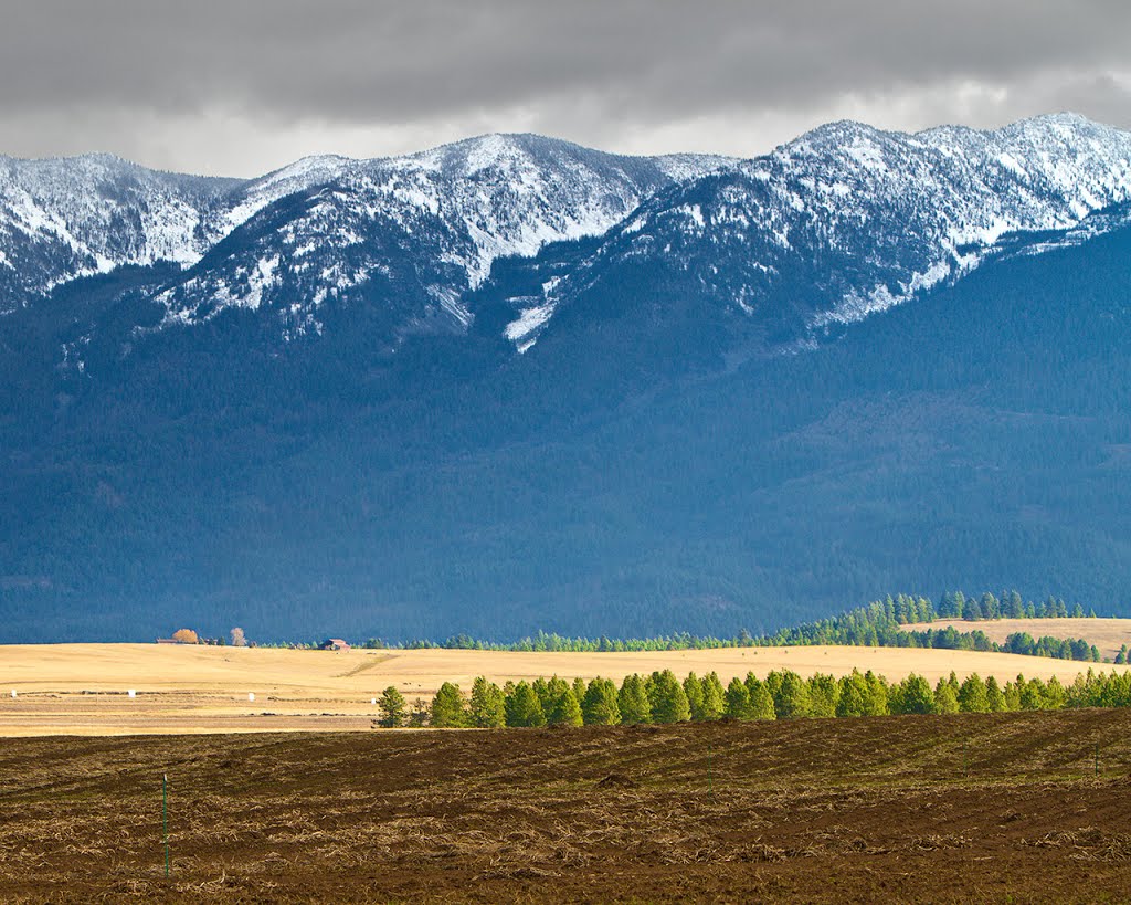 Mission Mountains - Bright Sun - Rainy Day ...12.05.12.©.rc by Richard Campbell