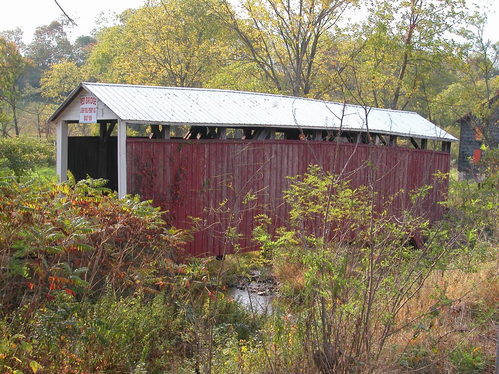 38-50-06 RED - 45 FT MULTIPLE KING & QUEENPOST - PERRY CO. PA by ophiuchus