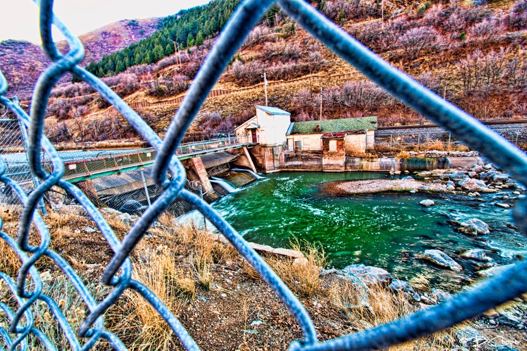 Weber River Dam & Fence by Brenton Cooper