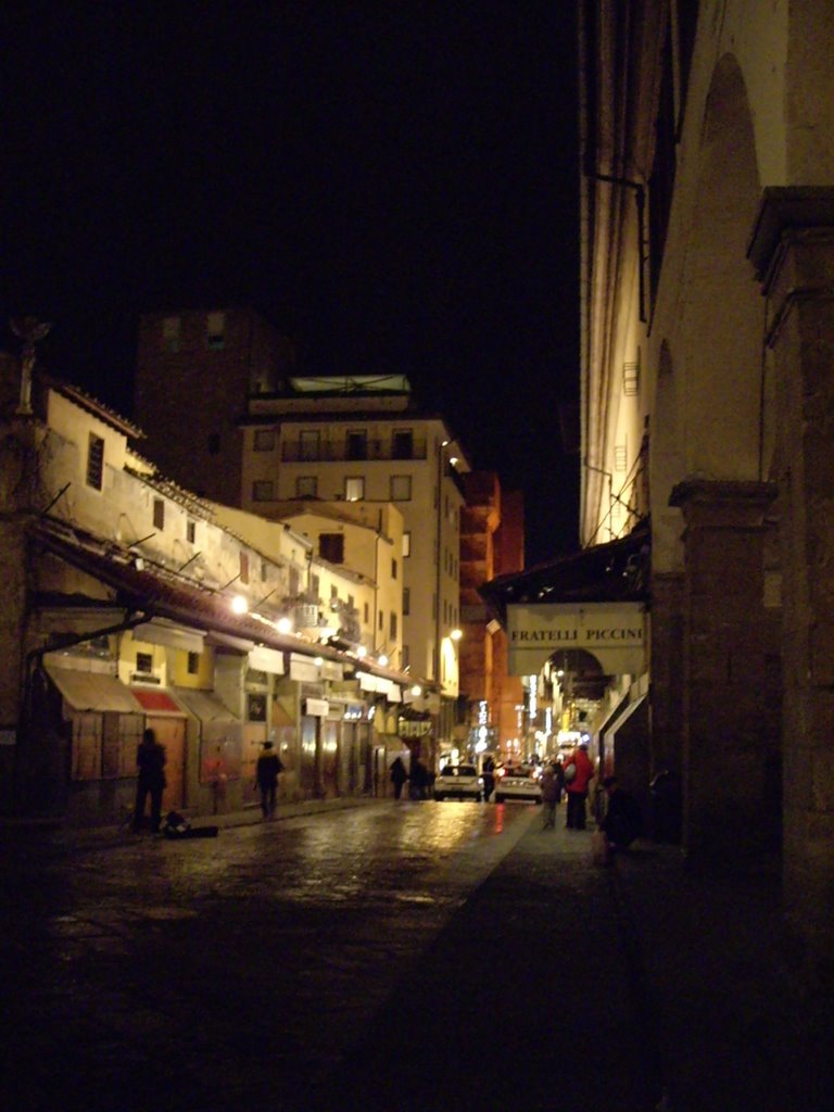 Ponte Vecchio at closing by M Ramsey Derrick