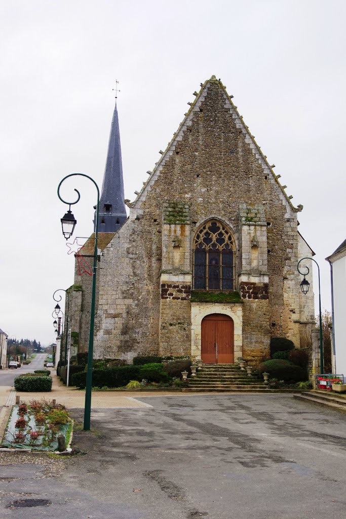 Église Saint Pierre de Melleray by Jean-Paul Dominique BERTIN