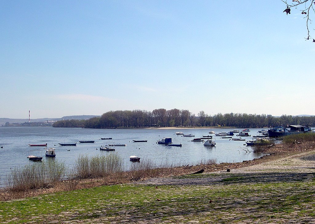 View of Danube River from Zemun by Mimmo Feminò