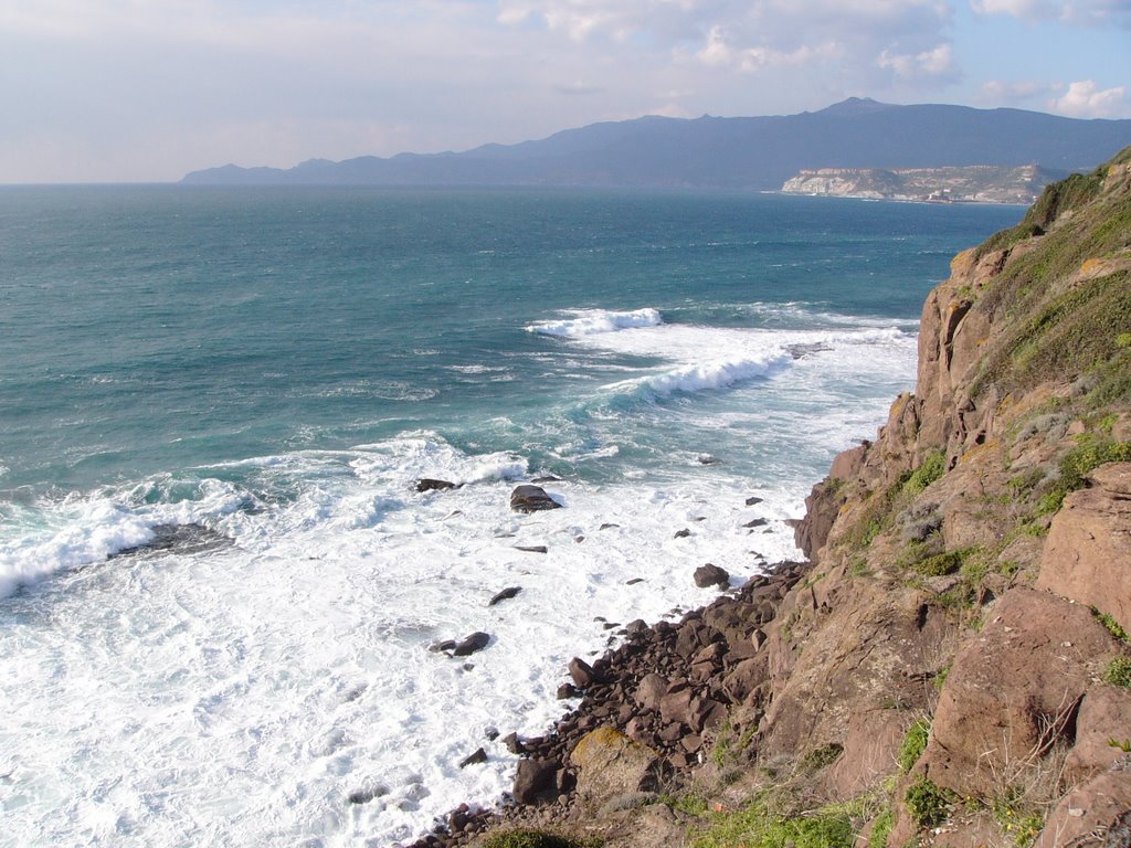 Marina di Magomadas - Mare agitato by Luigi Tedde