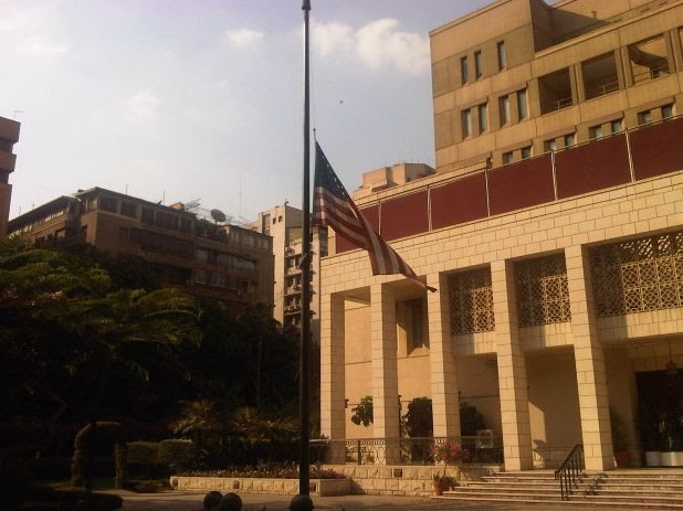 U.S. Embassy Cairo, Egypt by bluezamalek