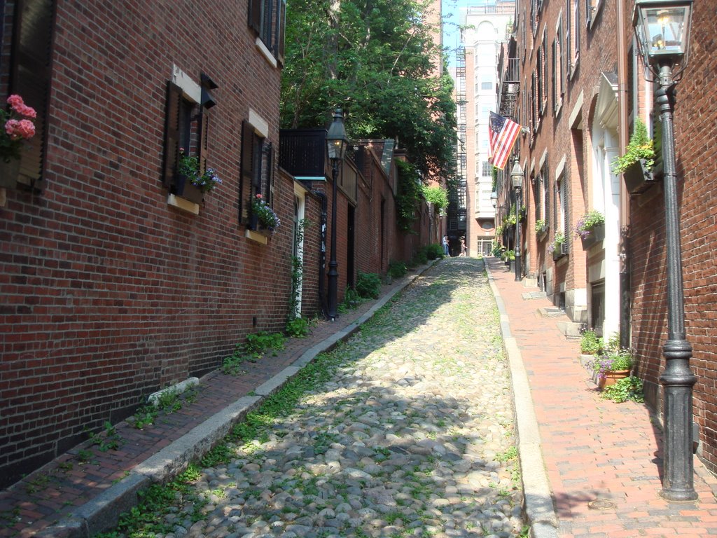 Acorn Street, Back Bay, Boston MA by SusaDTS