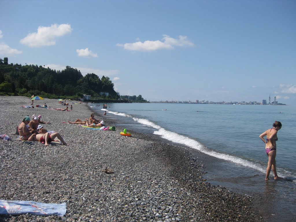 Batumi beach by ferideN