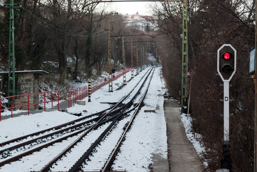 Svábhegy és a fogaskerekű vonala télen, 2012/12/09 by hatja-budapest