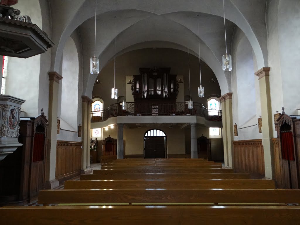 Inside church of Redange by Edmond&Rita