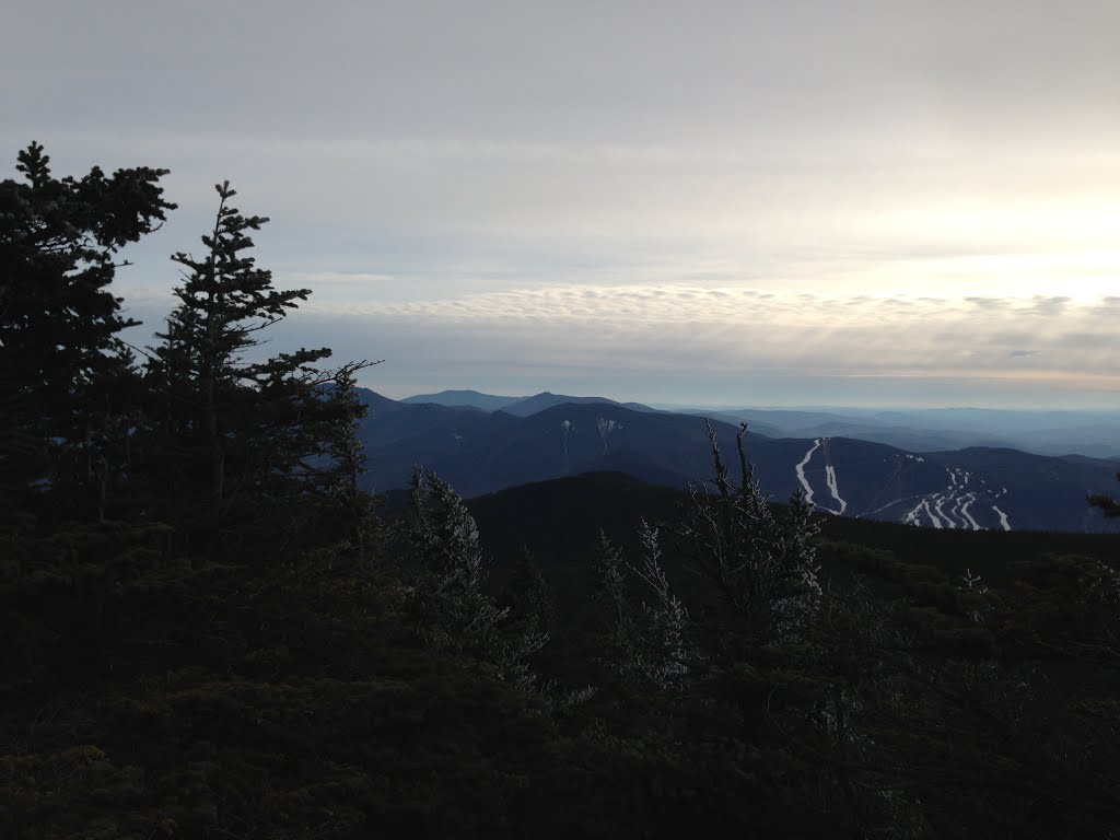 Loon Mountain, with Mts. Tecumseh and Sandwich Dome to the Left Beyond from Mt. Flume, December 9, 2012 by Arkie_in_CT