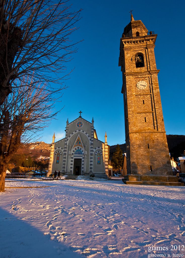 Santo Stefano d'Aveto, l'Ultima Luce e la Neve (Dicembre 2012) by GiamesPhoto (Giacomo A. Turco)