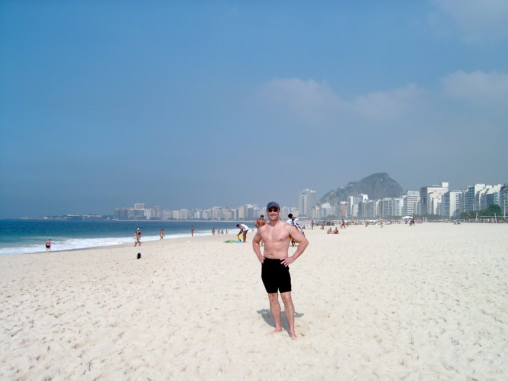 Sig in Copacabana Beach by Vania Nunes-Halldors…