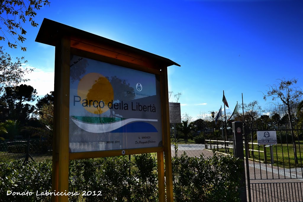 Montesilvano - Parco della liberta' inaugurato dal sindaco Pasquale Cordoma by Donato Labricciosa