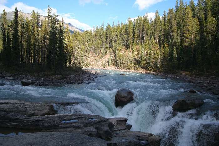 Sunwapta Falls by Frank Merfort