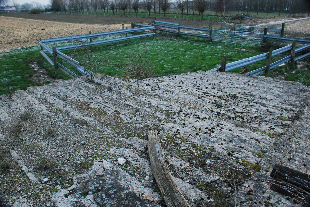 British Communication Bunker at Brabant (Poperinge) by Rino Deltombe