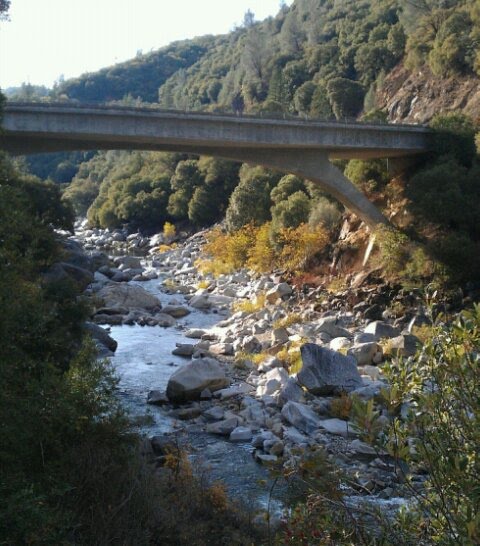 South Yuba River & Bridge by Renee Smith