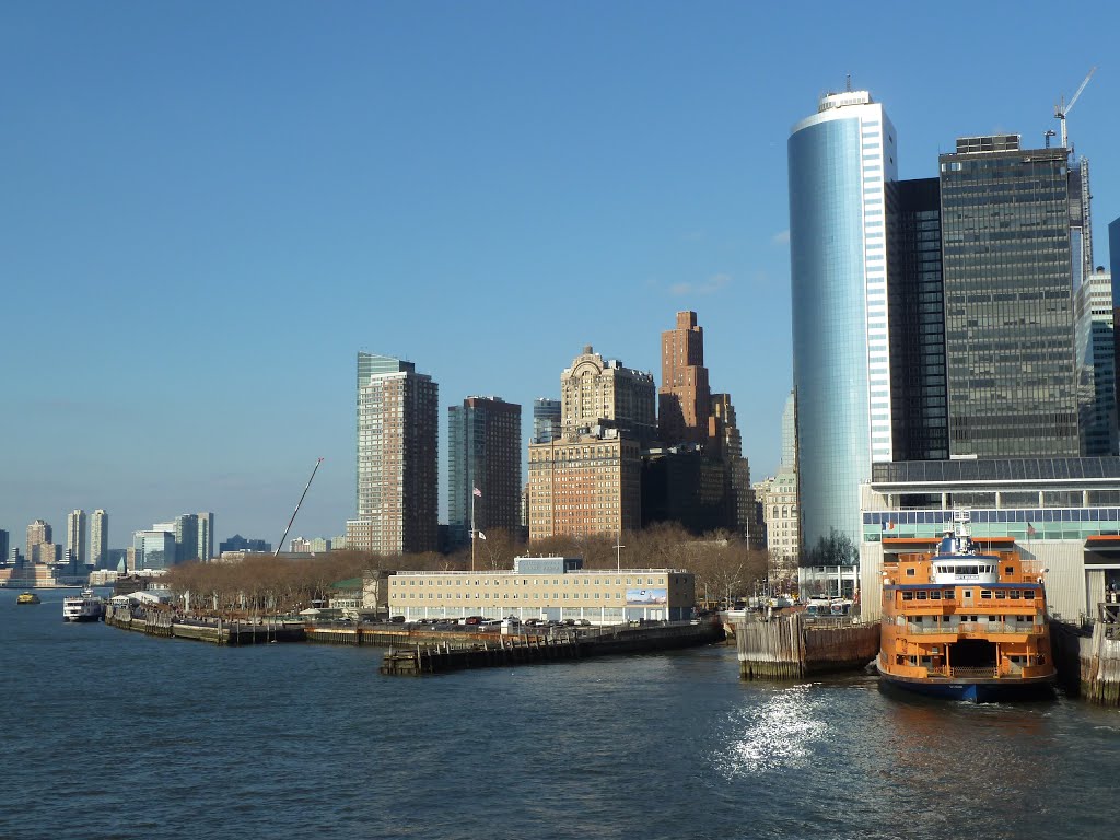 View From Staten Island Ferry - New York - USA by Paulo Targino Moreira Lima