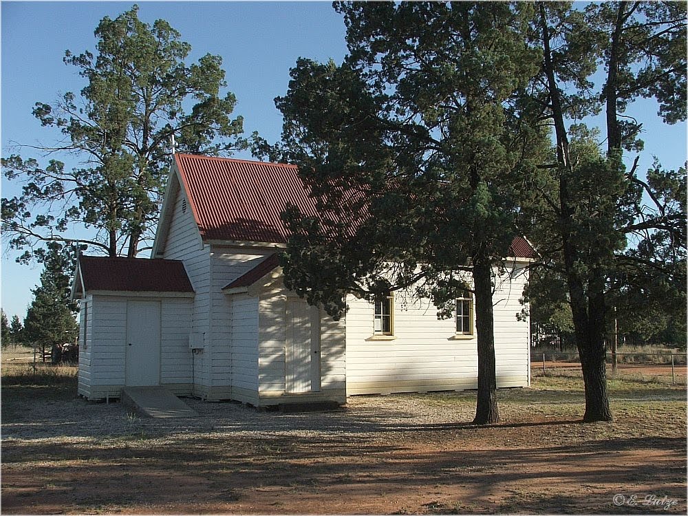 Wooden Church* Cumborah NSW. by ebi lutze