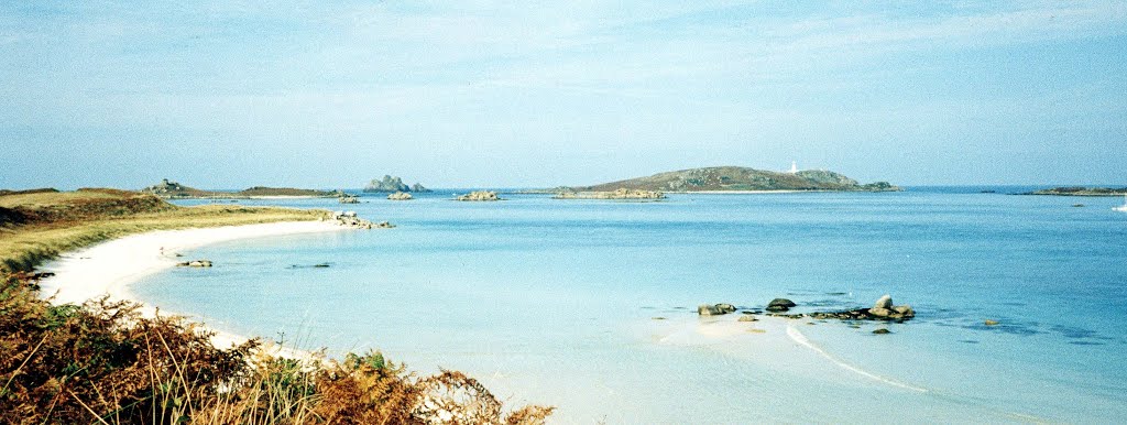 Old Grimsby with St Helens , Menavour and Round Island. Isles of Scilly by RONKENJOHN129