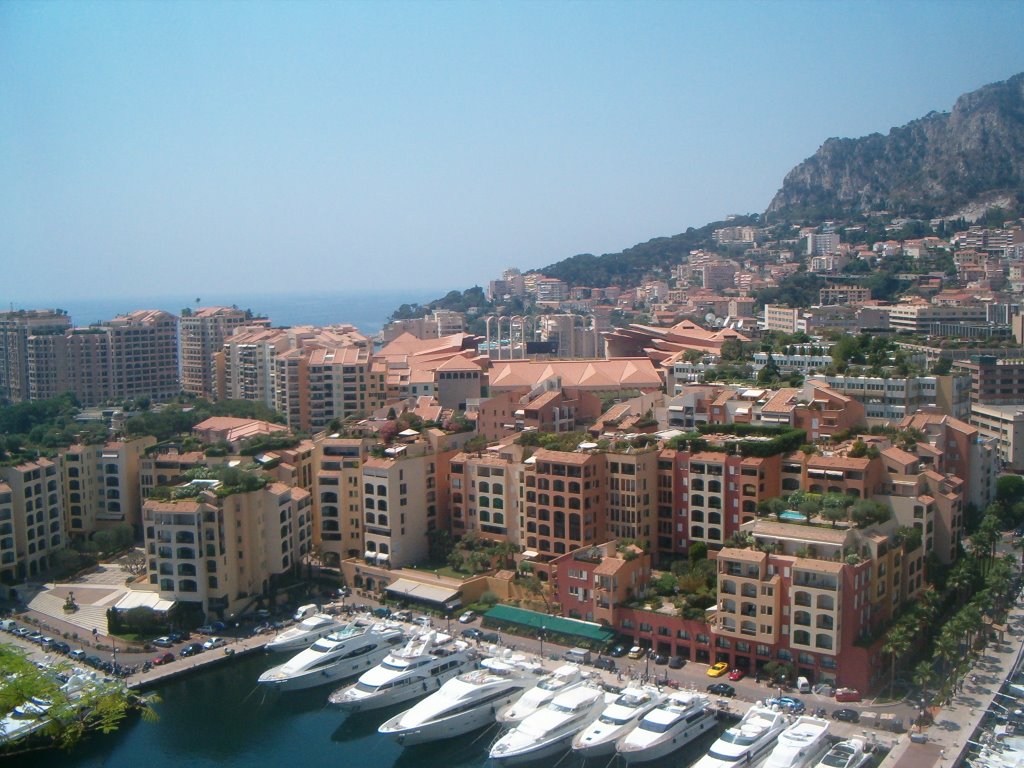 View on Fontvieille in Monaco by The_Killer89