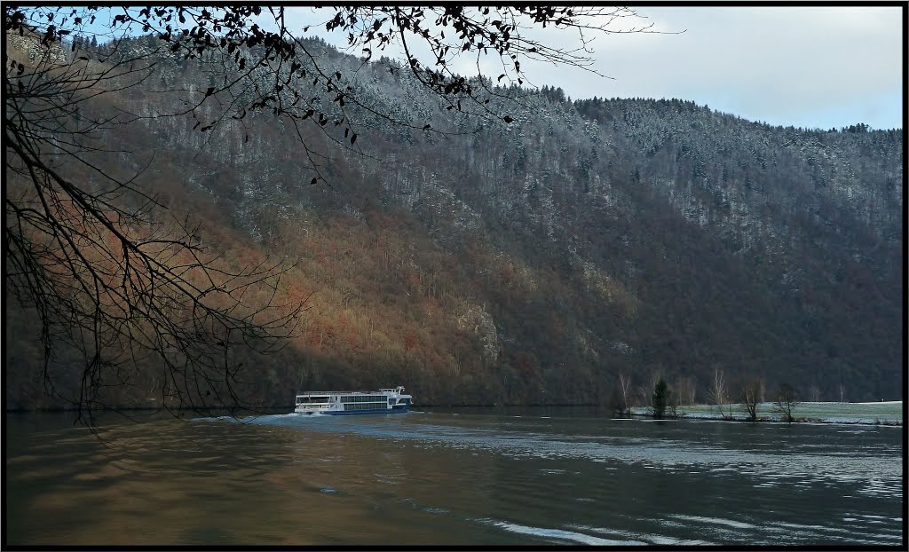 Blick vom Naturlehrpfad Donauleiten by Steidl Normann