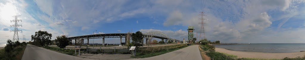 Burlington Skyway & Hamilton Beach, Hamilton, ON, Canada by Auggie