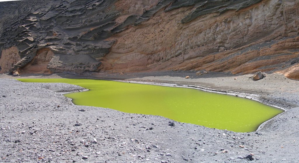 Lanzarote - El Golfo, Lago Verde by Roberto De Bernardi