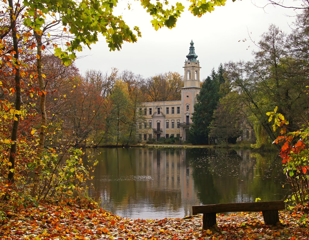 Herbst am Mühlenteich, Schloss Dammsmühle by christine.www