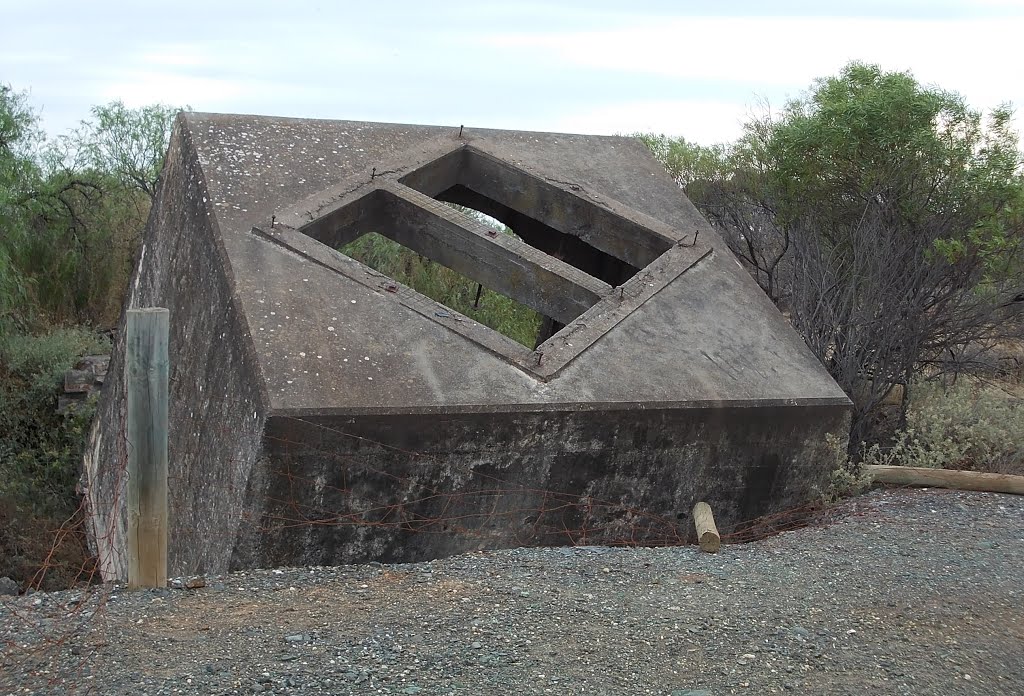 Collapsed century-old mine building by Phaedrus Fleurieu