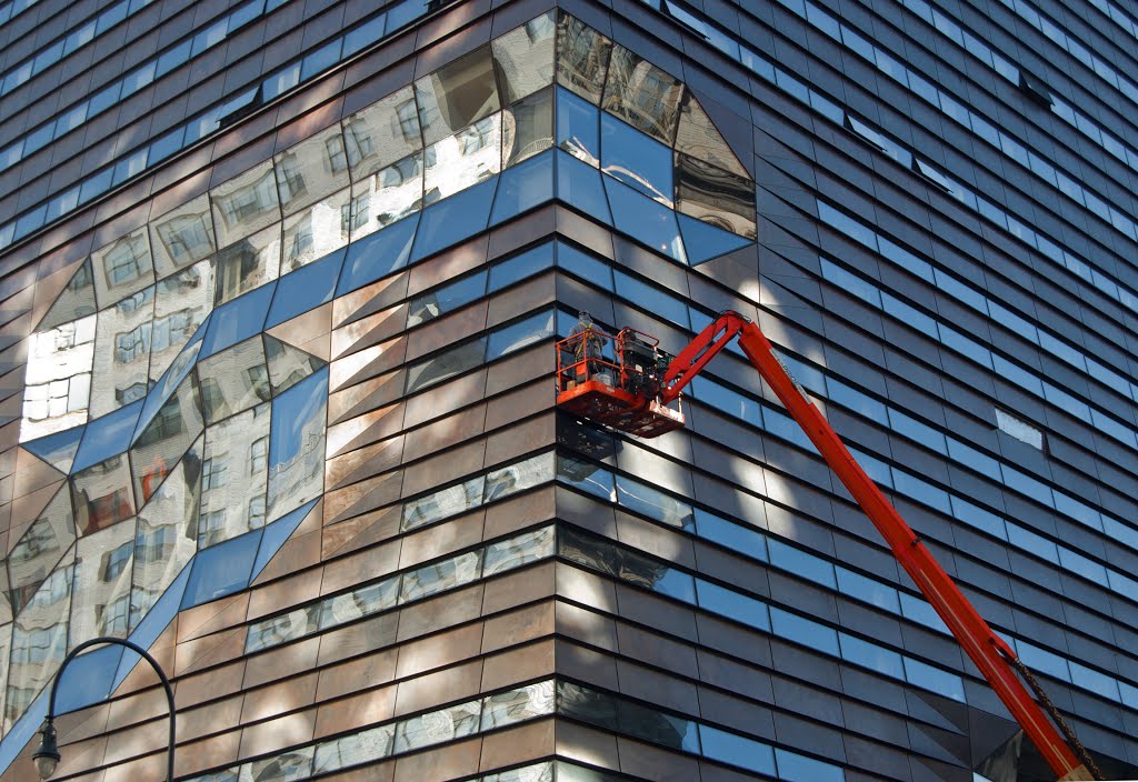 The “new” New School . . .14th St and Fifth Ave by Ann Broder