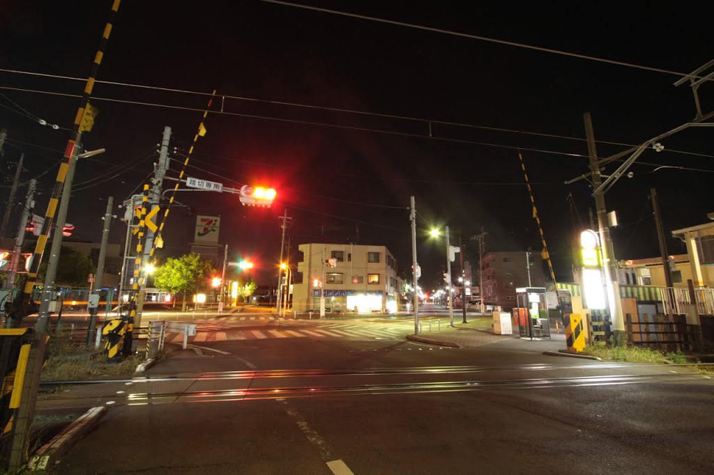 20121206　流鉄平和台駅前の踏切専用信号機 by rerereno-ozi3