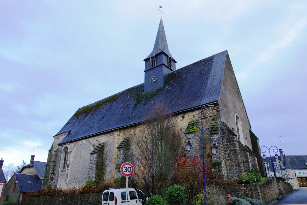 Église Saint Jean Baptiste de Montaillé by Jean-Paul Dominique BERTIN