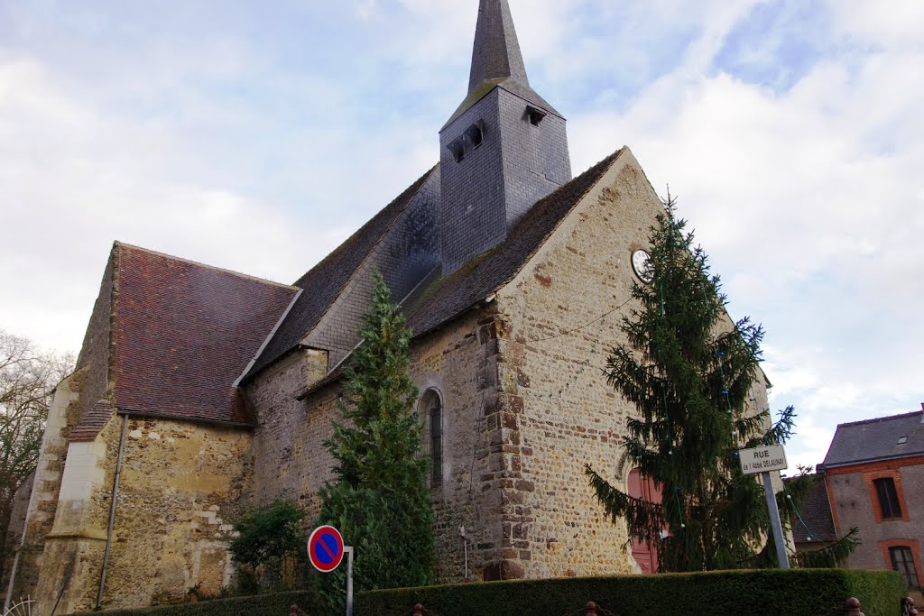 Église Saint Gervais et Saint Protais de Saint Gervais de Vic by Jean-Paul Dominique BERTIN