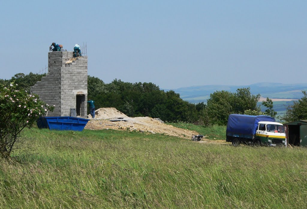 Výstavba rozhľadne 26.5.2009. by František Šandor