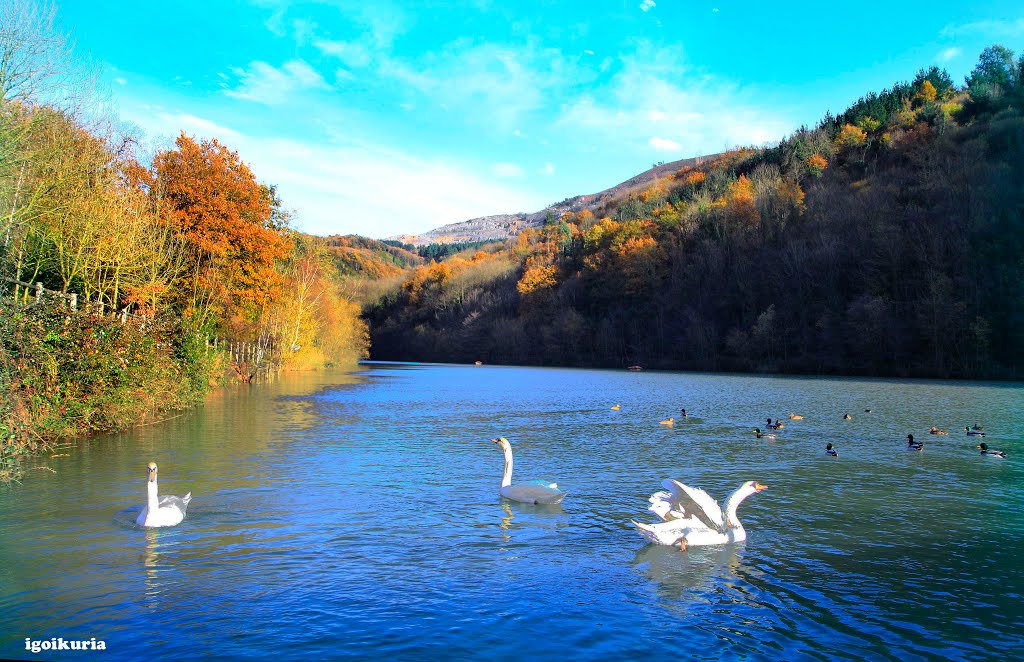 Lago azul by Inocencio Goikuria