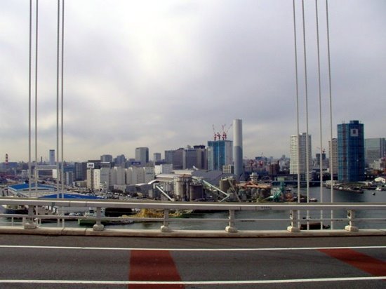 Tokyo view on rainbow by densha