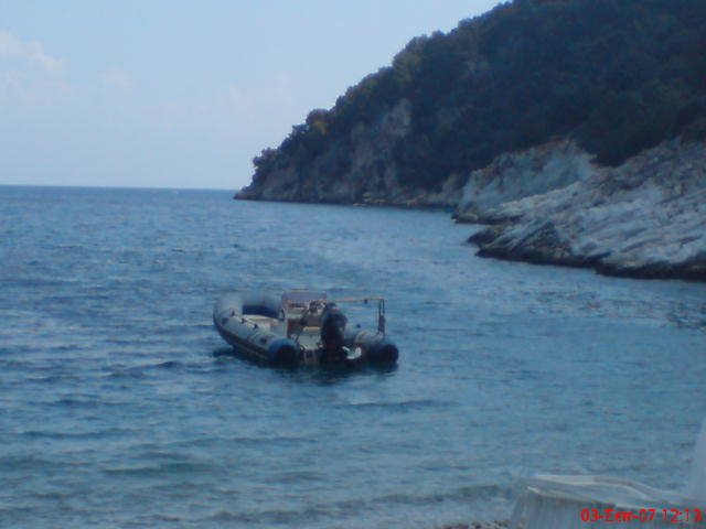 Mario's boat at filiatro beach by rovenula