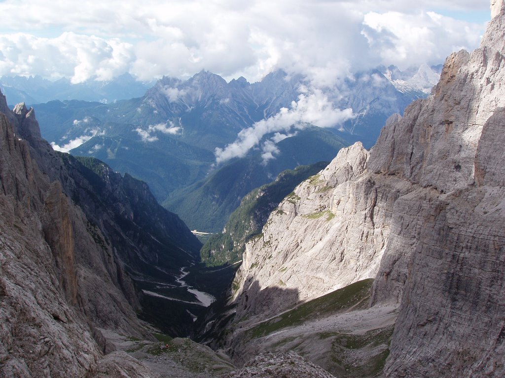 Bivacco Cadore e Val Stalàta dalla Forcella di Stalàta (Ferrata Rogel) by edelweiss50