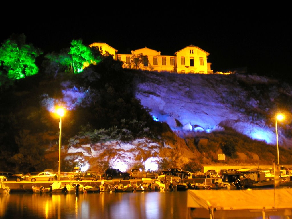 The "Palataki" from the harbour - a "Palotácska" a kikötőből by Gyula Köböl