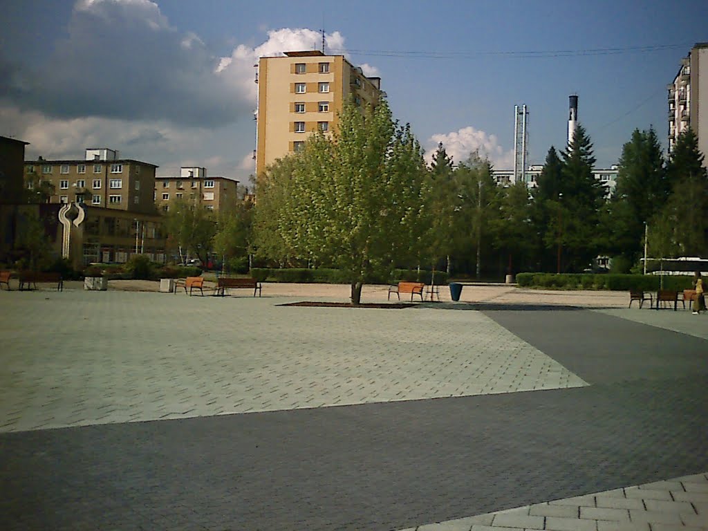 Námestie Slovenskej Republiky v Lučenci / Square of the Slovak Republic in Lučenec by Denis Ondriškovič