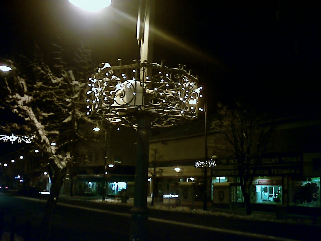 Vianočná výzdoba v Lučenci / Christmas decoration in Lučenec by Denis Ondriškovič