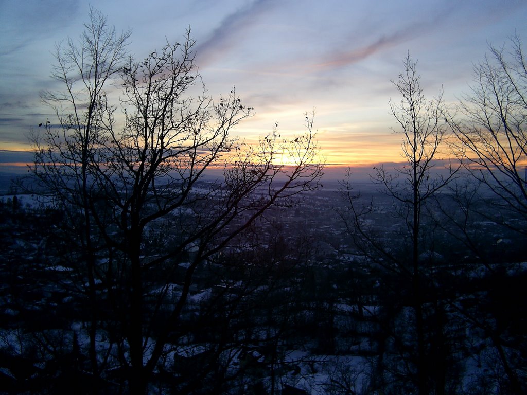 Sunset in Baia Sprie, Romania by Alexandru Szasz