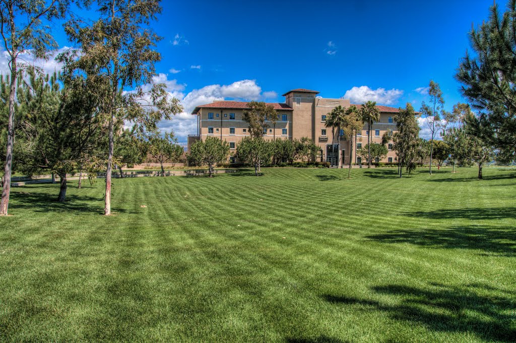 Soka Res Halls from The Bowl by ckerhin