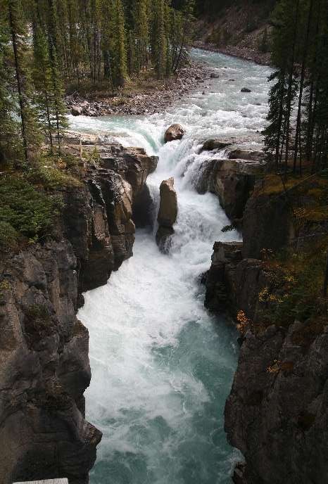 Sunwapta Falls by Frank Merfort