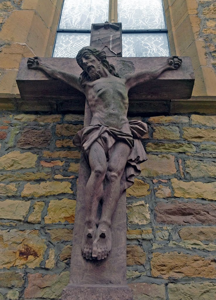 Christus an der Stettfelder Kirche by munzart